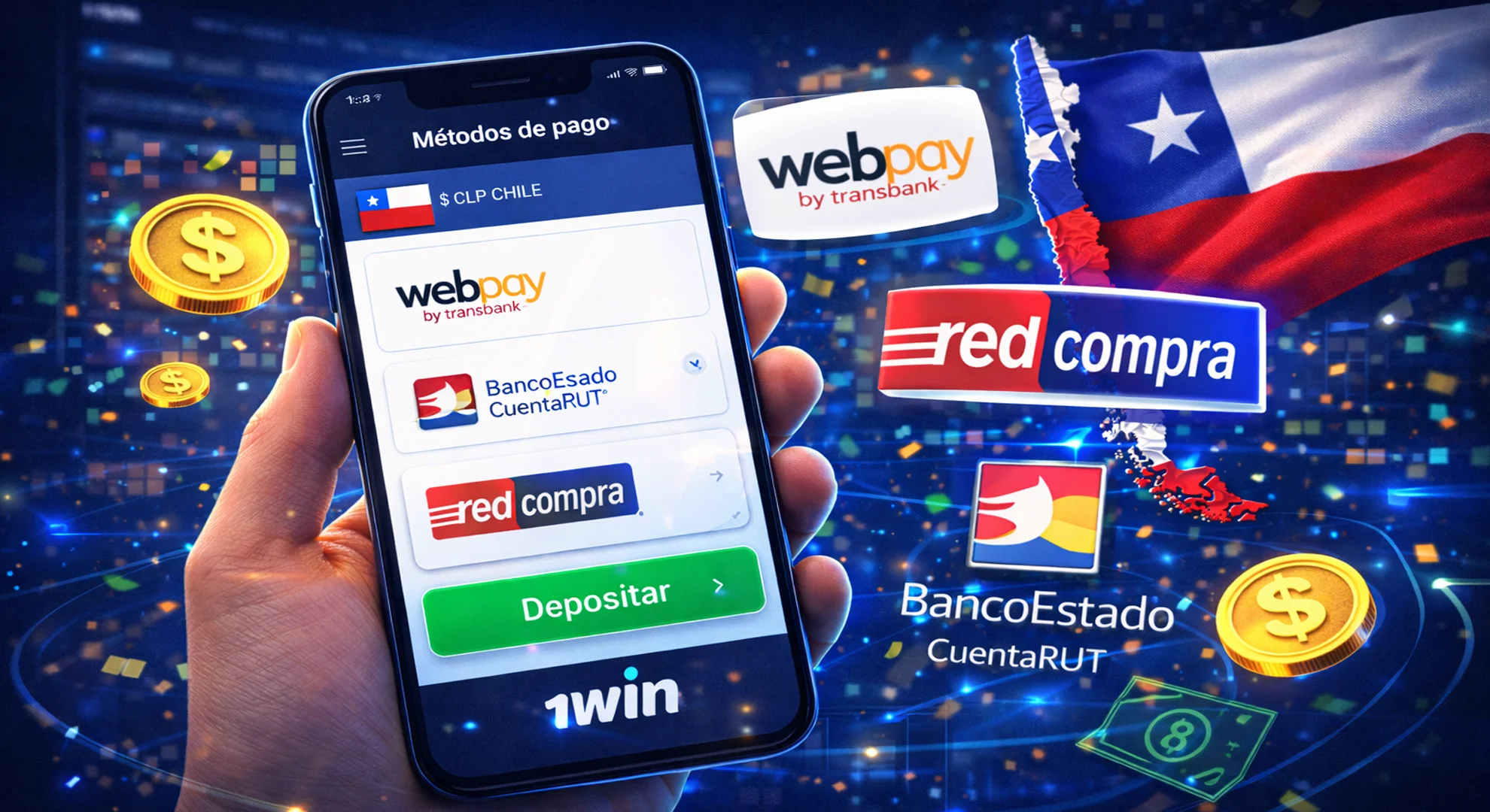 Depósitos y Retiros en pesos chilenos